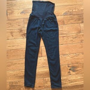 High-Waisted Black Maternity Jeans